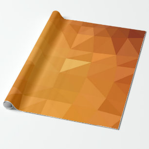 Light orange polygonal illustration, which consist wrapping paper