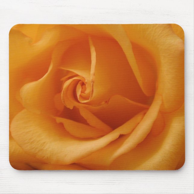 Light Orange Rose Mouse Mat (Front)