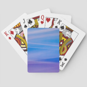 Light painting abstract colour trails playing cards