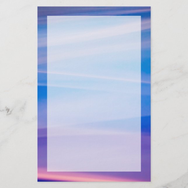 Light painting abstract colour trails stationery (Front)