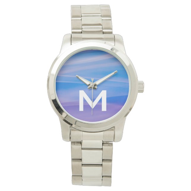 Light painting abstract colour trails watch (Front)