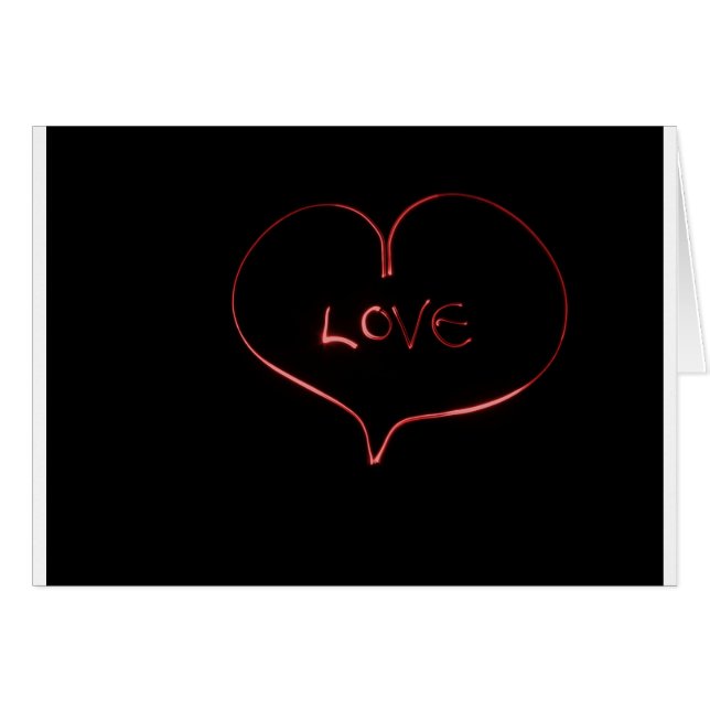 Light Painting Heart (Front Horizontal)