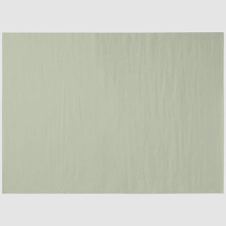 Light Pale Sage Green Elegant Neutral Solid Colour Tissue Paper