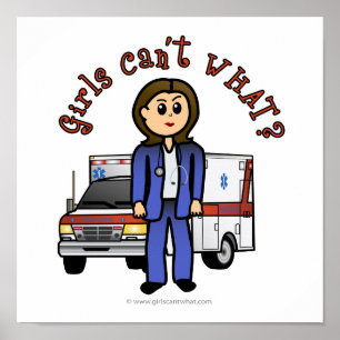 Light Paramedic Girl Poster