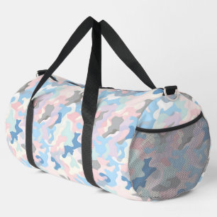 Light Pastel Camouflage Duffle Bag