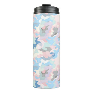 Light Pastel Camouflage Thermal Tumbler