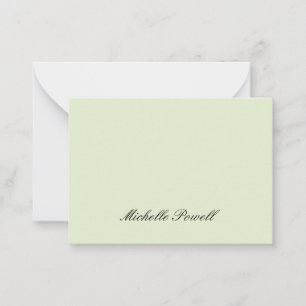 Light Pastel Colour Trendy Script Modern Card