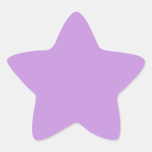 Light Pastel Lavender Star Sticker