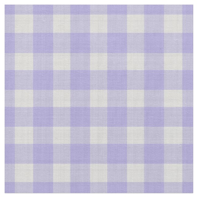 Light Pastel Purple checkered pattern Fabric (Close Up)