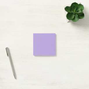 Light Pastel Purple Solid Color Post-it Notes