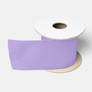 Light Pastel Purple Solid Color Satin Ribbon
