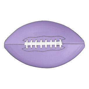 Light Pastel Purple Solid Colour American Football