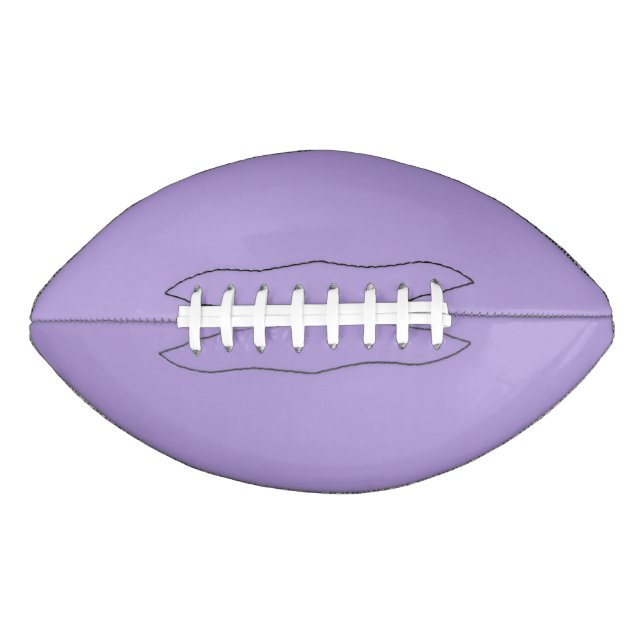 Light Pastel Purple Solid Colour American Football (Front)