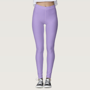 Light Pastel Purple Solid Colour Leggings