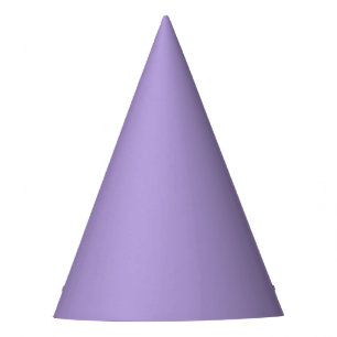 Light Pastel Purple Solid Colour Party Hat