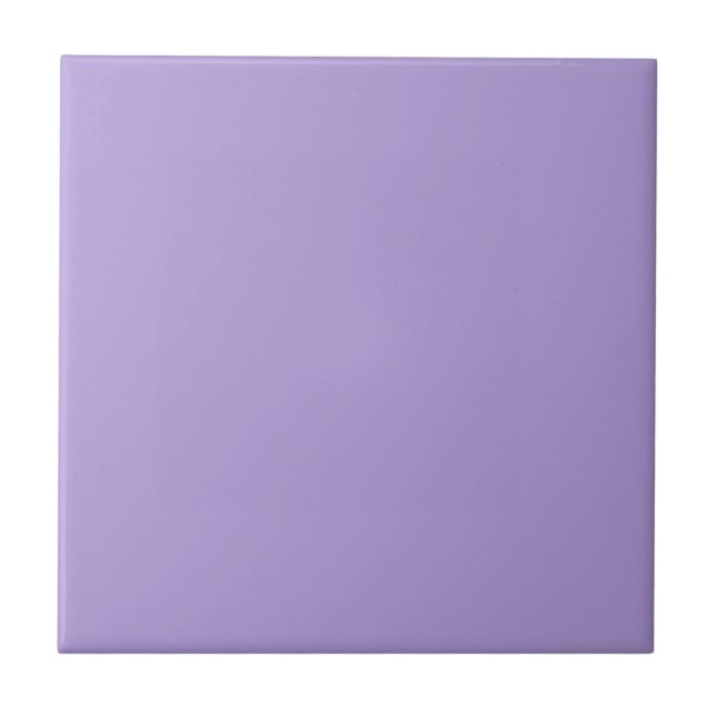 Light Pastel Purple Solid Colour Tile (Front)