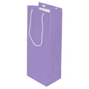 Light Pastel Purple Solid Colour Wine Gift Bag