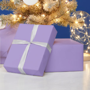 Light Pastel Purple Solid Colour Wrapping Paper