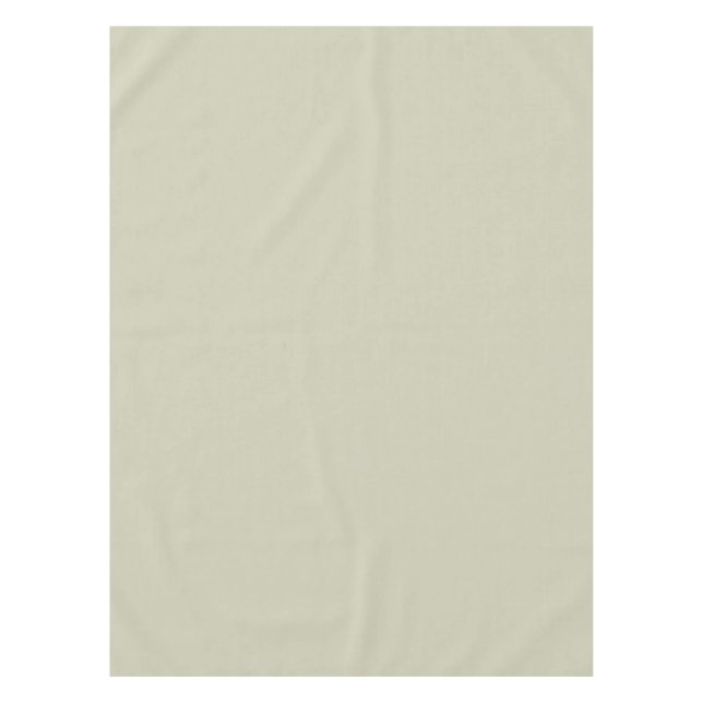 Light Pastel Sage Green Solid Colour Background Tablecloth (Front)