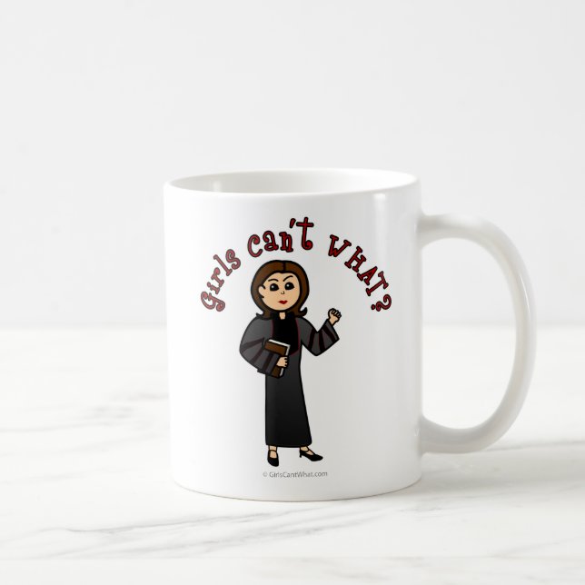 Light Pastor Girl Coffee Mug (Right)