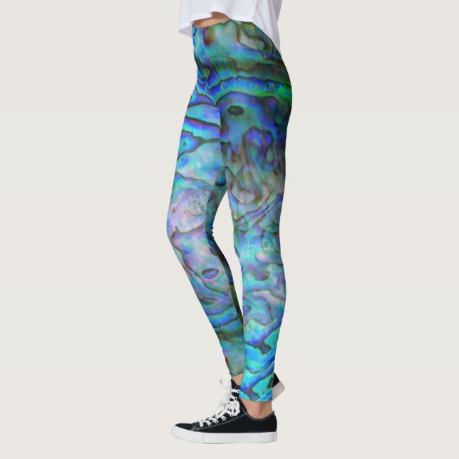 LIGHT PAUA LEGGINGS (Left)