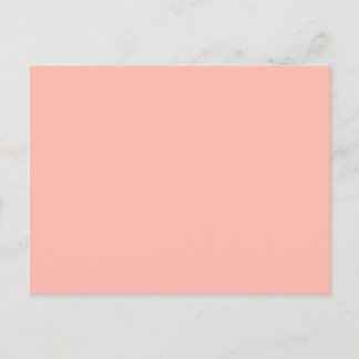 Light Peach Colour Only Nothing But Colour Designs Postcard