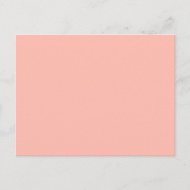 Light Peach Colour Only Nothing But Colour Designs Postcard (Front)