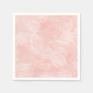 Light Peach Retro Watercolor Texture Napkin