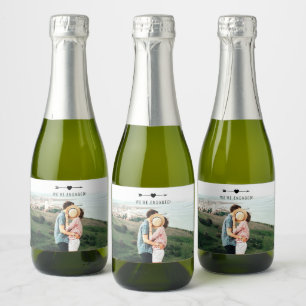 Light Photo   Engagement   Mini Sparkling Wine Lab Sparkling Wine Label