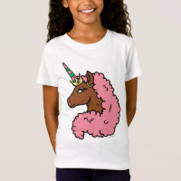 Light Pink Afro Unicorn