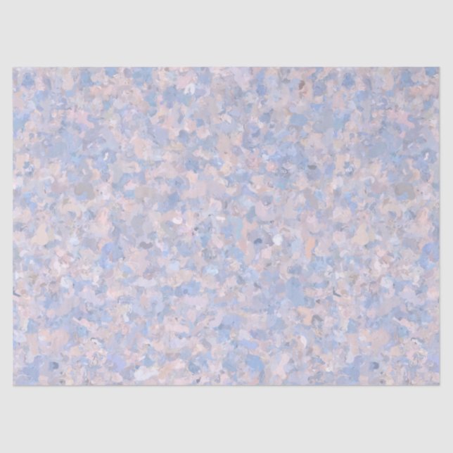 Light Pink and Blue Popcorn tissue paper (Front)
