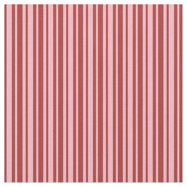 Light Pink and Brown Coloured Lines Fabric (Close Up)