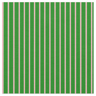 Light Pink and Green Coloured Pattern Fabric