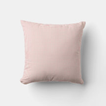Light Pink and White Gingham Plaid Pattern Cosy 