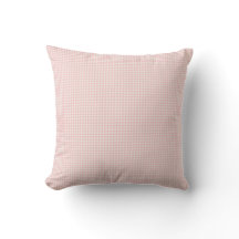 Light Pink and White Gingham Plaid Pattern Cosy 