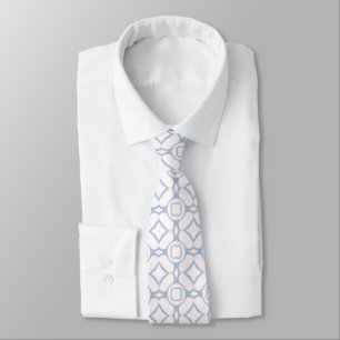 Light Pink and White Pattern Tie
