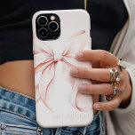 Light Pink Bow iPhone / iPad case<br><div class="desc">Light Pink Bow iPhone / iPad case</div>