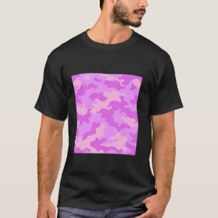 Light Pink Camouflage Art Pretty Pattern Camo T-Shirt