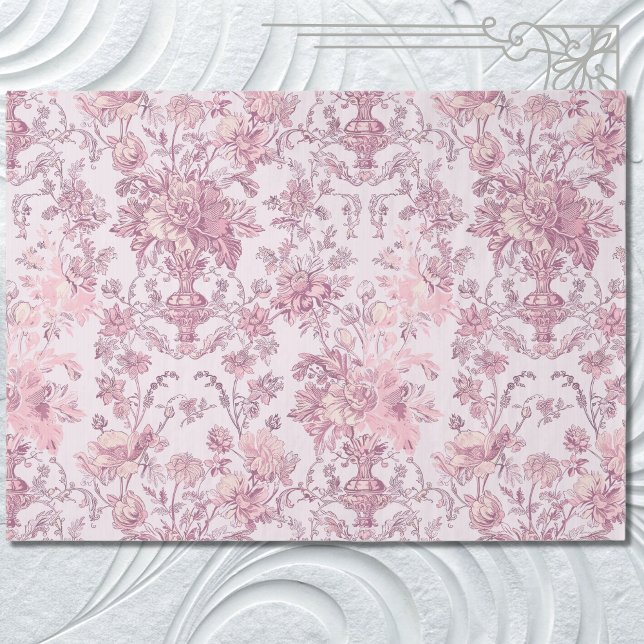 Light Pink Chinoiserie Decoupage Tissue Paper (Creator Uploaded)