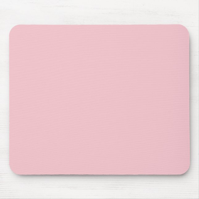 Light Pink Colour Mouse Mat (Front)