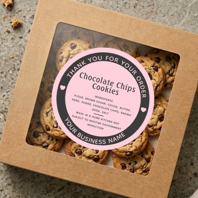 Light Pink Cottage Law Ingredient Baker Sticker (Creator Uploaded)