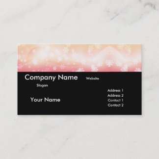 Light Pink Daisy Topper Business Card