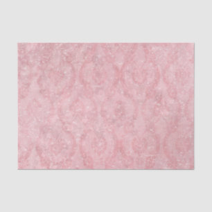 Light Pink Damask Tissue Paper