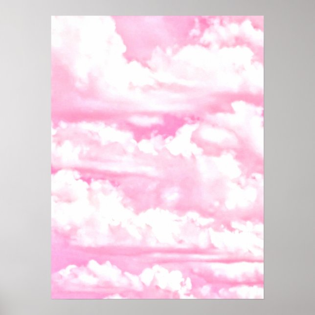 Light Pink Elegant Clouds Decor (Front)