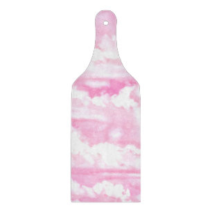 Light Pink Elegant Clouds Decor Cutting Board