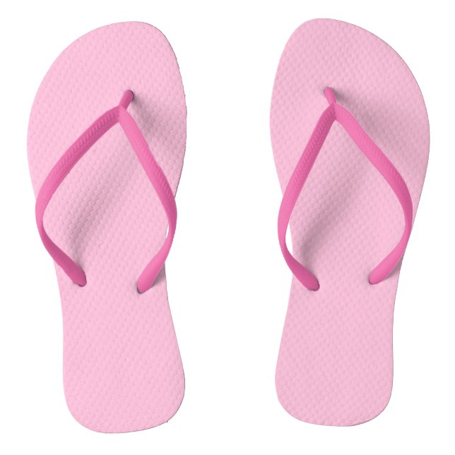 Light pink flip flops (Footbed)