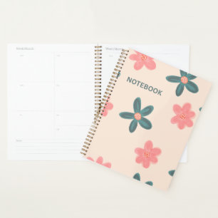 Light Pink Floral Background Elegant Soft Aest Planner