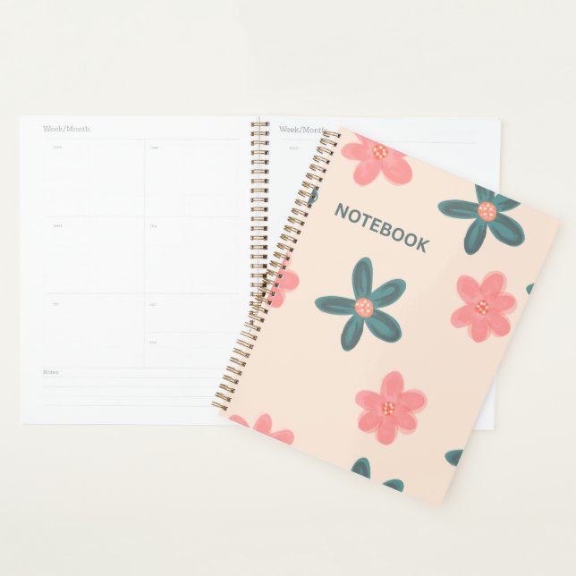 Light Pink Floral Background | Elegant Soft Aest Planner (Display)