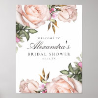 Light Pink Floral Bridal Shower