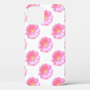 Light pink gerbera daisy iPhone 12 case